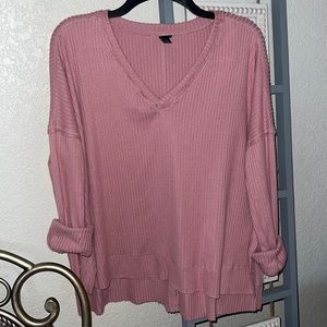 Soft long sleeve V-Neck!
